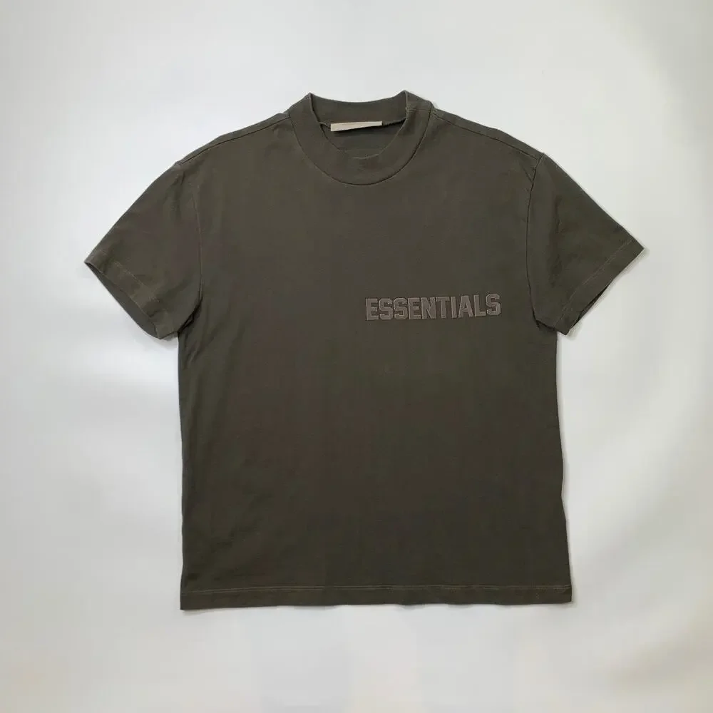 Fear Of God Essentials Shirt Mens XS Extra Small Otter Short Sleeve Crew Neck